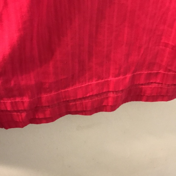 St. John’s Bay Pink Sleeveless Ruffle Blouse L - Picture 7 of 7